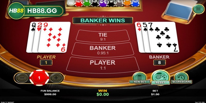 Các cách chơi Baccarat HB88 nhanh thắng ít người biết