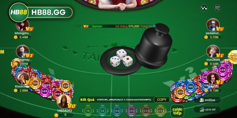 Tham gia Tài xỉu MD5 tại HB88 đơn giản với 4 bước nhanh gọn